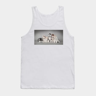 Six Huskies Tank Top